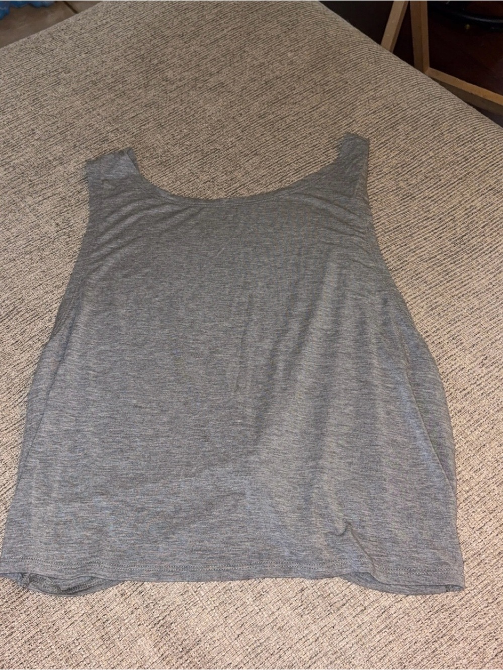 Aerie Offline-Knotted Back Grey Tank Top
